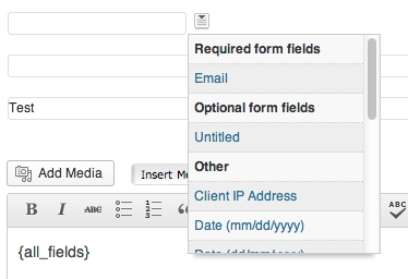 Notifications Merge Tags